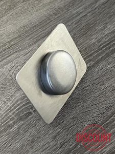 Security door barrel locked cover - Transit