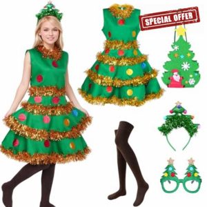 Amycute Christmas Tree Costumes for Women