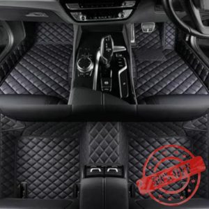 Yaruicar Custom Car Floor mat for BMW 1 2 3 4 5 6 7 8 Series X1 X2 X3 X4 X5 X6 X7 M1 M2 M3 M4 M5 M6 M7 M8 X3M X4M X5M X6M GT i3 i4 iX3 i8 iX Z4 car mats(Black)