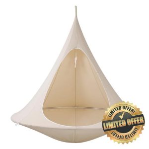 Eurobuy Swing Chair Hanging Hammock Chair Sensory Pod Chair for Patio Garden Yard