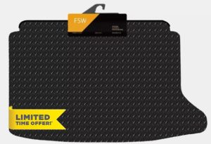 FSW - Tailored Boot Mat Compatible with Kia Niro Hybrid 2019-2022 with Boot Speaker– 3mm Heavy Duty Rubber