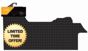 FSW - Compatible with Vauxhall Movano Van 2022-Onwards Tailored Rubber Van Front Floor Mats - 5mm EXTRA Heavy Duty Rubber