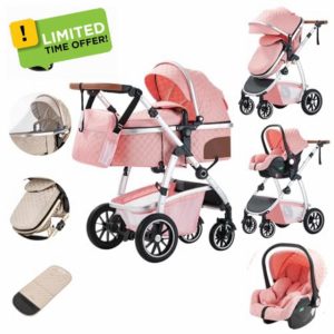 Zkiprm Baby Stroller 3-in-1