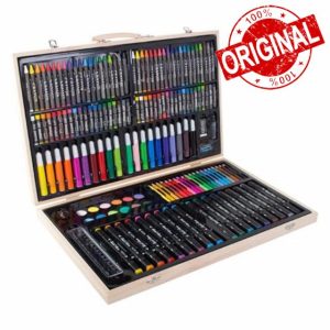 Premium 188-Piece Art Set in Wooden Suitcase – Complete Painting