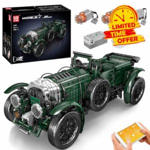 Mould King 13191 MOC Technik RC British Vintage Car Model Building Blocks Kit