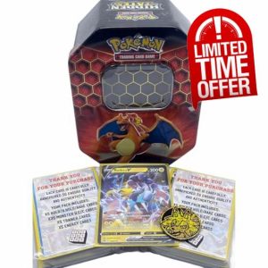 The Toy Box® - Tin Bundle - 100 Assorted Pokemon Cards