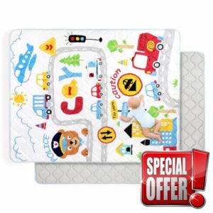 Extra Large Baby Play Mat for Floor 150x180 cm
