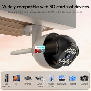 SD Card，UHD Video for GoPro，4K Camera Pro， Action Camera，Smartphone，MicroSDXC Memory Card UHS-I U3 A1 V3