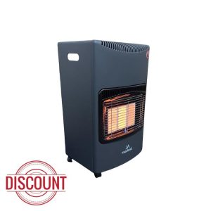 Maxland® Portable 4.2KW Gas Heater in Grey - Indoor Heater with Oxygen Depletion Sensor & 3 Heating Settings - Regulator