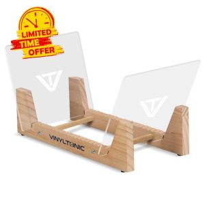 Vinyl Tonic | Vinyl Display Rack (Oak) | Vinyl Record Storage Rack