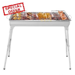 Bonnlo Camping BBQ Charcoal Grill
