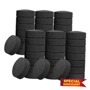 Yardenfun 70pcs Quick Burning Charcoal Bbq Charcoal Briquettes Instant Charcoal for Grilling Cooking Charcoal Instant Charcoal Briquettes Fireplace Grill Charcoal Picnic Charcoal
