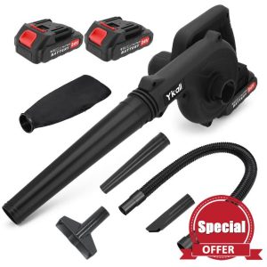 Cordless Leaf Blower 24V with 2 Batteries & Charger