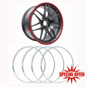 Wheel Protector One-piece Molding Self-adhesive Alloy Car Wheel Rim Protectors Ring