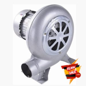 Yiustldd Variable Speed Blower Blacksmith Electric Forge Fan Chimney Fan Bellows for Camping/Picnic/Outdoor Activities