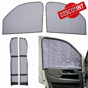 Living in a Bubble VOLKSWAGEN CRAFTER 2017 ONWARD INSULATED BLACKOUT WINDSCREEN COVER (Driver/Passenger Door 2017-Current)