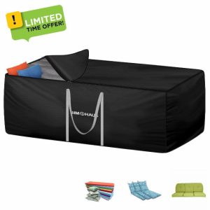SIMPHAUS Garden Furniture Cushion Storage Bag