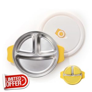 AIEVE Stainless Steel Baby Suction Plates