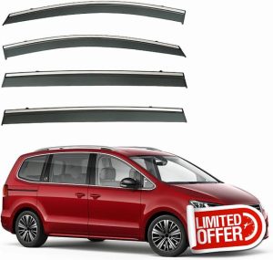 PYSyansu Car Window Wind Deflectors for Seat Alhambra MK2/7N 2010-2020 Wind Rain Guards Car Side Window Rain Shield Car Accessories