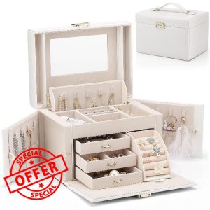 Vlando Large Jewellery Box for Women