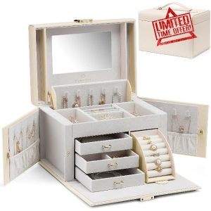 Vlando Large Jewellery Box for Women