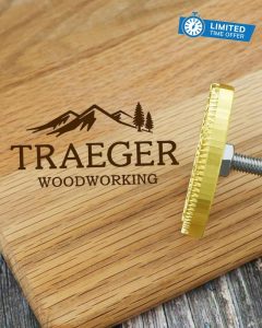 Custom Logo Branding Iron for Wood Burning Stamp for Party Wedding Bread Making Handcrafted Design Woodworkers Gifts (1inch/2.54cm)