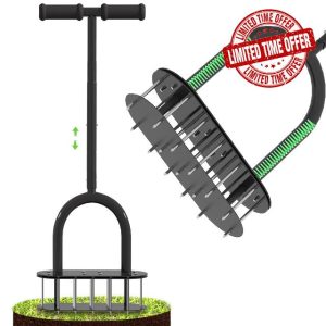 seasky Lawn Aerator Automatic Dirt and Leaf Clean Design