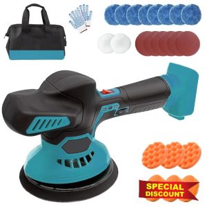 Cordless Car Buffer Polisher for Makita Battery with 6 Variable Speed