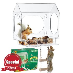 Enhon Window Squirrel Feeder