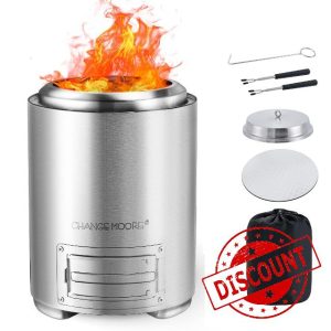 CHANGEMOORE Smokeless Table Top Fire Pit