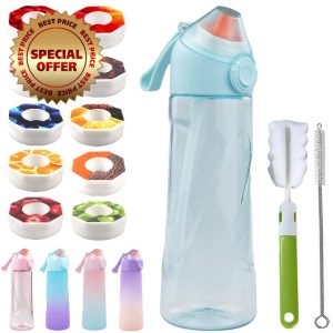 FLRWDJL Air Water Bottle with 10 Flavour Pods