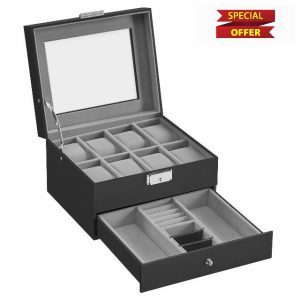 SONGMICS Watch Box