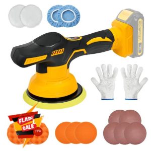 Cordless Car Buffer Polisher for Dewalt 18/21V Batteies,0-4500 RPM