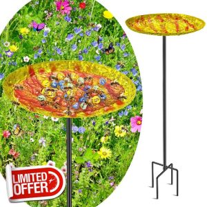 MeyRolizn Standing Bee & Butterfly Water Station