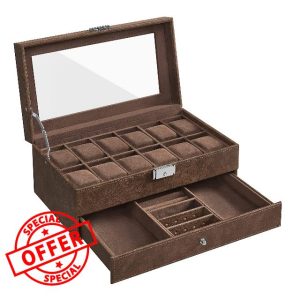 SONGMICS Watch Box