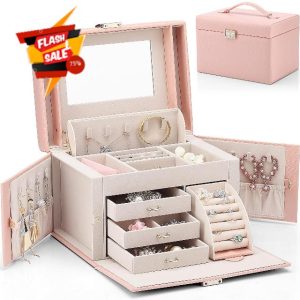 Vlando Large Jewellery Box for Women