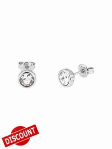 Ted Baker Sinaa Crystal Stud Earrings - Silver or Rose Gold Tone Options