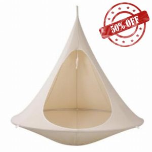 Swing Chair Heavy Duty 1200D Oxford Cloth Hammock Chair Easy to Install for Patio Garden Yard
