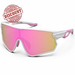 BEACOOL Polarised Sports Glasses UV400 Protective Sunglasses TR90 Flexible Frames Safety Glasses for Men and Women Suitable for Outdoor Activities Driving Fishing Running Hiking