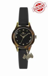 RADLEY Ladies Black Silicone Strap Watch RY2324