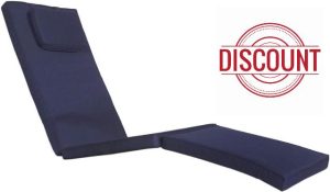 Garden Steamer Sunlounger Cushion Outdoor Waterproof SunLounger Cushions for Steamer Recliner Sun Lounger Pad Hypoallergenic Patio Furniture Sunbed Cushions