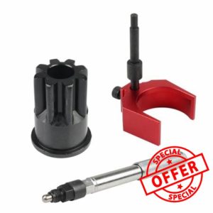 For Caterpillar Tools Kit J-42083 Automatic Timing Pin+9U-7227 Injector Height Adjustment Gauge Tool+Engine Barring Socket for Caterpillar CAT 3406E C-15 C-16 (3 Tools)