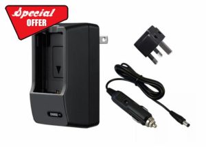 Battery Charger Applicable For Leica D-Lux 8. Universal Voltage (100-240V)