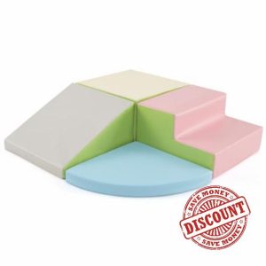 COSTWAY 4 Pieces Climb and Crawl Foam Play Set