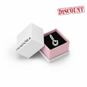 Pandora Moments Women's Sterling Silver Good Luck Horseshoe Dangle Charm