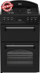 Leisure CLB60GCK 60cm Wide Classic Range Style Gas Cooker - Black - A+ Rated