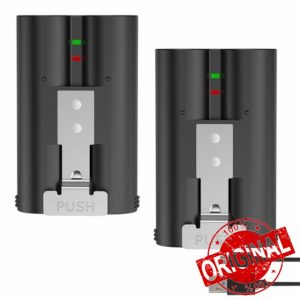 2 Packs 6040mAh 2025 New Improved Rechargeable V4 Battery for Ring Video Doorbell 2/3/3plus/ 4 Camera/Stick Up Camera/Peephole Camera/Spotlight Camera Replacement Battery (2