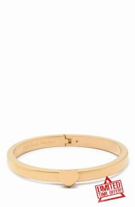 Kate Spade New York Heart You metal hinged bangle