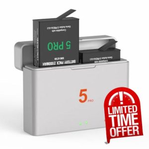 Adicop Action 5 Pro Battery Replacement Compatible with DJI Action 5 pro/3/4