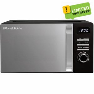 Russell Hobbs Digital Microwave 20L 800W in Black with 5 Power Levels